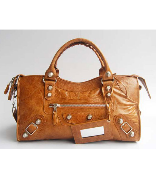 Balenciaga Giant City borsa oversize Camel